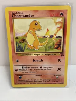 Pokemon WOTTCG VTG Starter Pokemon Base Set 2 Squirtle Charmander Bulbasaur - Image 2