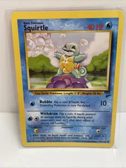 Pokemon WOTTCG VTG Starter Pokemon Base Set 2 Squirtle Charmander Bulbasaur - Image 4