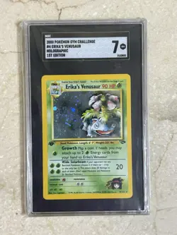 Erika's Venusaur 4/132 Holo 1st Edition - Gym Challenge - Pokemon TCG Vintage - Image 1