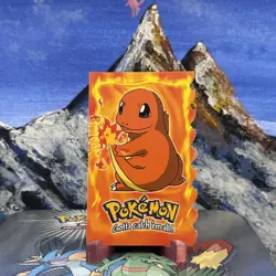 Charmander - #4 Pokemon Topps Movie Die Cut - LP - Image 1