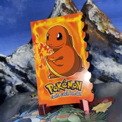 Charmander - #4 Pokemon Topps Movie Die Cut - LP - Image 2