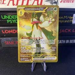 Pokemon TCG Meowscarada EX Gold Paldea Evolved 271/193 Full Art - Image 1