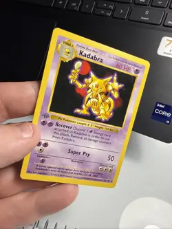 Pokemon Kadabra Base Set Shadowless First Edition Non Holo - Image 3