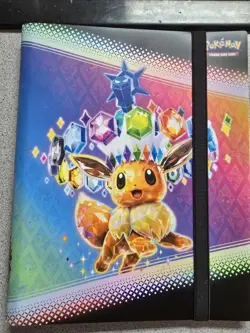 Pokemon Prismatic Evolutions Eevee Binder Collection **BINDER ONLY** NEW 2025 - Image 1