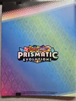 Pokemon Prismatic Evolutions Eevee Binder Collection **BINDER ONLY** NEW 2025 - Image 2