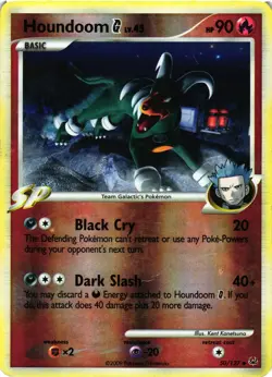 Pokemon TCG Houndoom G Platinum Reverse Holo Uncommon 50/127 DMG - Image 1