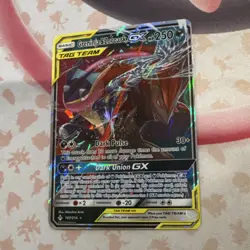 pokemon greninja & zoroark gx tag team ultra rare sm-unbroken bonds holo 107/21… - Image 1