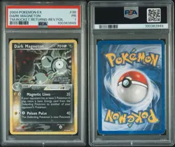 2004 Pokemon EX Team Rocket Returns Dark Magneton Rev. Foil #39 PSA 1 PR • POP 1 - Image 3