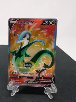 Pokemon TCG Silver Tempest Serperior V Ultra Rare Holo 170/195 NM/LP - Image 1