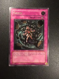 Yugioh Greed SOD-EN055 1st Edition Ultimate Rare VLP - Image 4