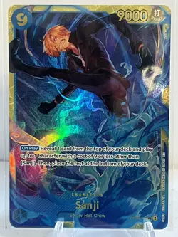 One Piece Tcg Sanji - OP06-119 SEC Premium Booster -The Best- Vol. 2 Foil - Image 1