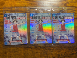 *Three sealed* Monkey.D.Luffy (College Basketball US Voyage) P-055 One Piece - Image 1
