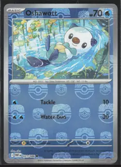 2025 Scarlet & Violet Series - White Flare Oshawott Poke Ball #21 - Image 1