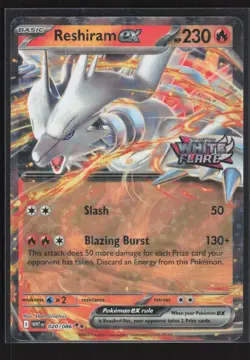 2025 Scarlet & Violet Series - White Flare Reshiram ex Double Rare #20 - Image 1