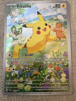 Pokemon Pikachu SVP 088 Black Star Promo Scarlet & Violet - Image 2