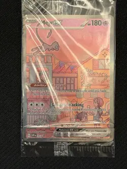Pokemon TCG Mew EX 053 Black Star Promo Full Art Scarlet & Violet 151 SEALED - Image 1