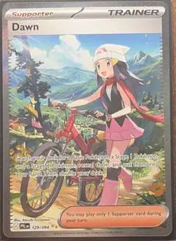 Pokemon TCG Dawn Trainer Supporter 129/094 Special Illustration Rare Holo Eng - Image 1