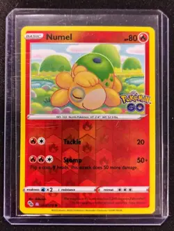 Pokemon GO Unpeeled Ditto Numel Rev. Holo Cards English 2022 - Image 1