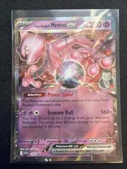 Team Rocket's Mewtwo ex 205 Pokemon SV: Scarlet & Violet Promo Cards 🔥 - Image 1