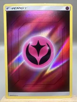 Fairy Energy Reverse Holo Hidden Fates Sun & Moon Pokemon Card TCG Near Mint NM - Image 1