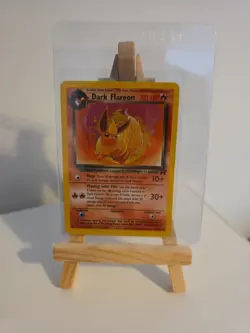 Pokemon Dark Flareon TCG Team Rocket Card 35/82 Very Good Condition 🔥 - Image 1