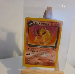 Pokemon Dark Flareon TCG Team Rocket Card 35/82 Very Good Condition 🔥 - Image 4