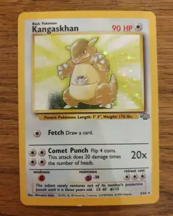 Kangaskhan 5/64 - Rare Holo Jungle Unlimited - Pokemon Card 1999 WOTC - Image 1