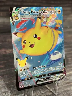 Pokemon TCG Flying Pikachu VMAX Holo Ultra Rare Card Celebrations 007/025 - Image 2