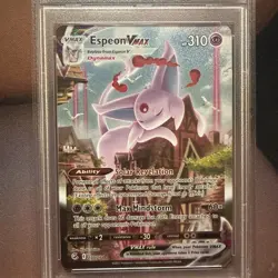 Espeon Vmax Fusion Strike Alt Art Pokemon Card 270/264 PSA 9 New Cert - Image 2