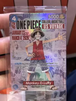 Bandai Monkey.D.Luffy P-055 Promo Holo One Piece Promotion Cards English - Image 1