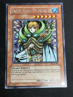 Yu-Gi-Oh TCG Fairy King Truesdale Prismatic Secret Card WC4-001 - Image 1