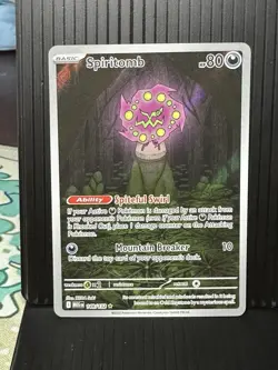 Spiritomb 148/132 Me01: Mega Evolution Rare 80 HP Spirit Pokemon TCG Card - Image 1
