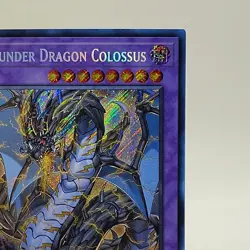 YU-GI-OH! Thunder Dragon Colossus. RA03-EN036. 1st Edition Secret Rare Card. TCG - Image 4