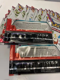 Pokemon Trading Card Game Scarlet & Violet Paldea Evolved Fun Pack Lot 145 Packs - Image 4