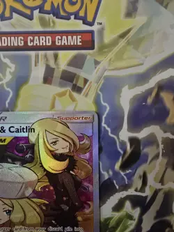 Cynthia & Caitlin Full Art Card 228/236 Cosmic Eclipse Pack Fresh - Image 3