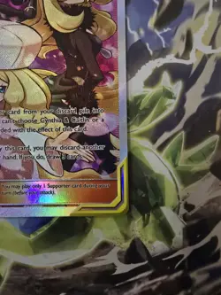 Cynthia & Caitlin Full Art Card 228/236 Cosmic Eclipse Pack Fresh - Image 4