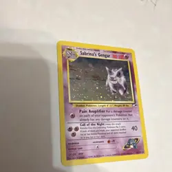 Pokemon Sabrina's Gengar Gym Challenge 14/132 Holo Rare 80 HP Stage 2 2000 Card - Image 1