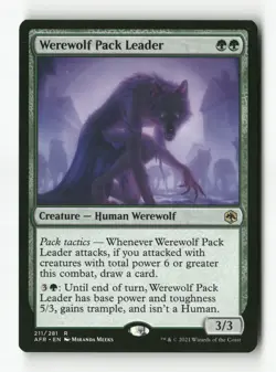 Werewolf Pack Leader - #211 - Non Foil - MTG - Near Mint - Image 1