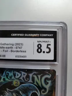 MTG - Tales of Middle-Earth: Glamdring - Mythic Rare Foil Borderless - CGC 8.5 - Image 2