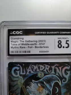 MTG - Tales of Middle-Earth: Glamdring - Mythic Rare Foil Borderless - CGC 8.5 - Image 3
