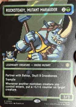 Rocksteady Mutant Marauder SURGE Foil TMNT - Image 2