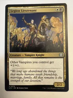 MTG | Legion Lieutenant | 0275 | (NM) | Commander: The Lost Caverns of Ixalan - Image 1