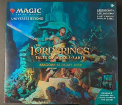 MTG x LotR Aragorn at Helm’s Deep Scene Box, New/Sealed - Image 5