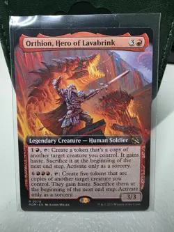 Orthion, Hero of Lavabrink (Extended Art) March of the Machine Regular - Image 1