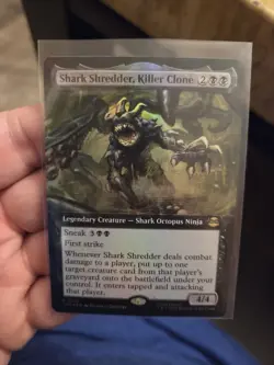 Magic Tmnt Shark Shredder Killer Clone Borderless Holo Sharp Invest Hot 🔥 - Image 1