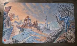 Official Ultra Pro Urza Lands Playmat Double Masters MTG Magic Gathering Used - Image 1