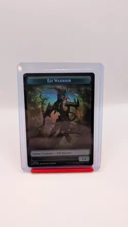 Elf Warrior // Plant [Double-Sided Token] [Foil] #4 Magic Lorwyn Eclipsed - Image 1