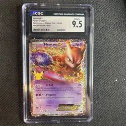 2021 Pokemon Celebrations Classic Collection Mewtwo EX #54 CGC 9.5 - Image 1