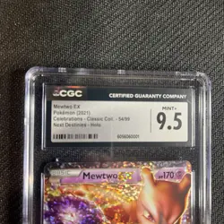 2021 Pokemon Celebrations Classic Collection Mewtwo EX #54 CGC 9.5 - Image 2