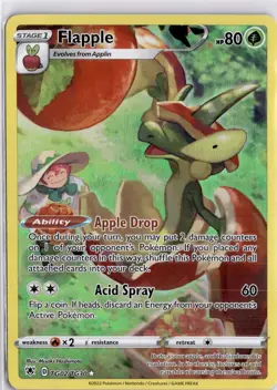 Pokemon TCG Flapple TG02/TG30 Holo Astral Radiance Pokemon Trading Card - Image 3